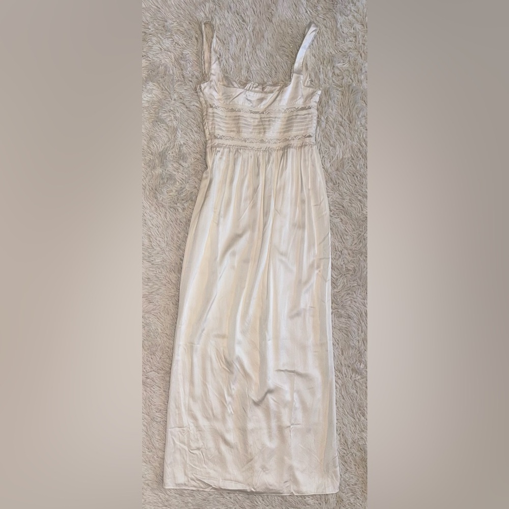 NWOT HOUSE OF CB ILLIANA Silk Blend Maxi Dress sz M - Picture 8 of 11